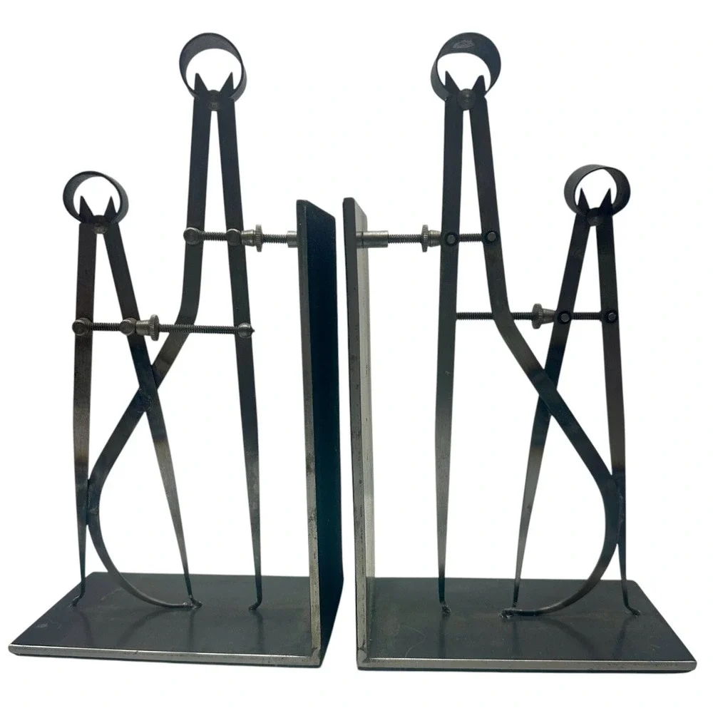 Pendulux‎ - Draftsman Metal Bookends - $189 New